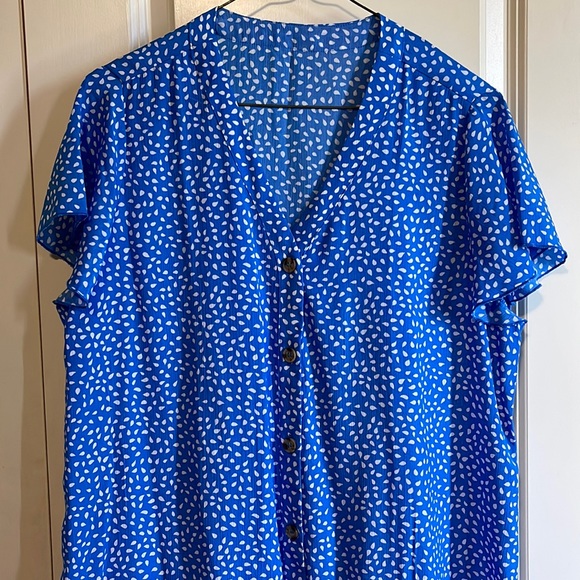 Blue dress, size large! Open to all offers! 🌟 - Picture 3 of 7